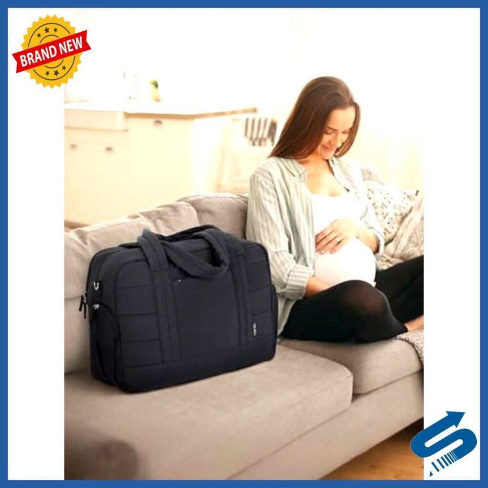 Lightweight Puffer Weekender Bag with Shoe Compartment, Laptop Sleeve, 17.7 - Picture 2 of 7